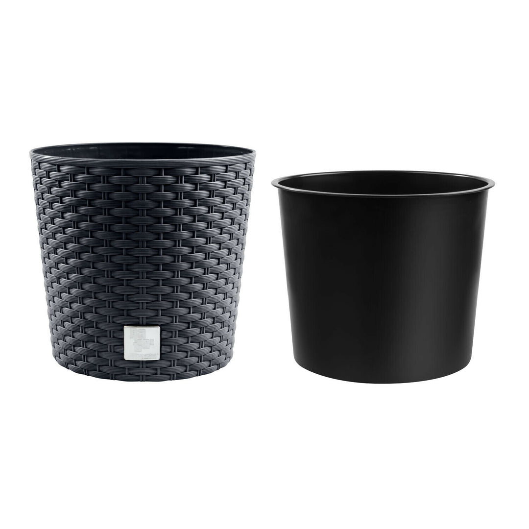 Ghiveci cu insert Rato Round DRTUS400L-S433 - antracit