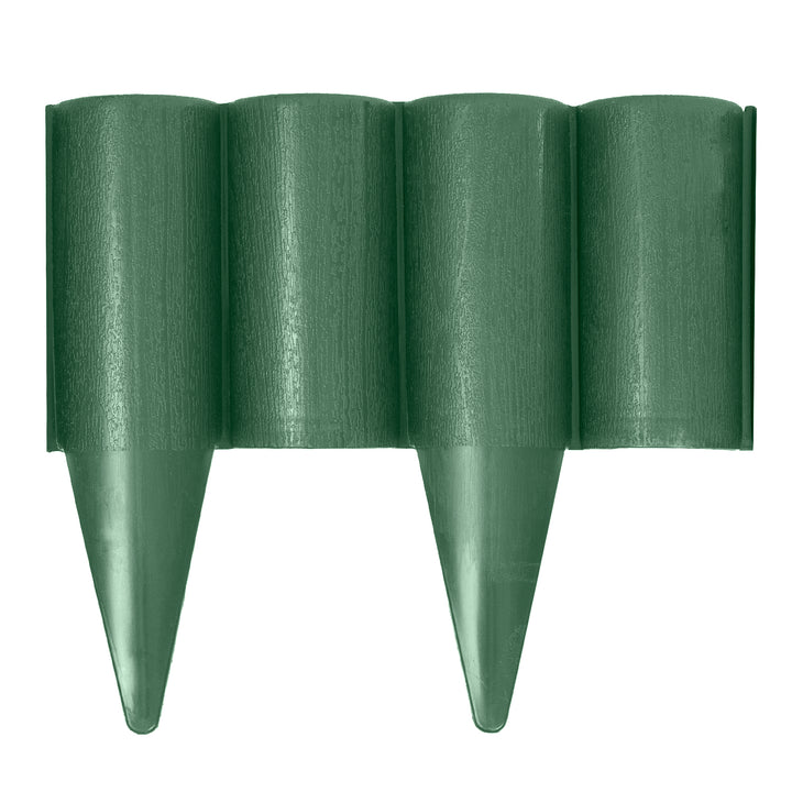 Set de palisade de grădină 2,5m STELLA GREEN plastic verde de înaltă calitate