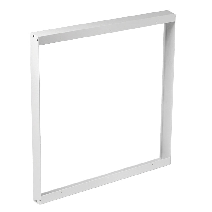 Maclean Energy MCE543 Cadru de suprafață din aluminiu pentru panouri de tavan cu LED de 595x595mm, înălțime 5cm