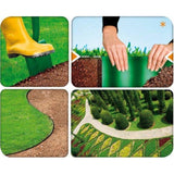 Borduri de grădină ondulate din plastic impermeabil și flexibil 10cm x 9m Cellfast Green