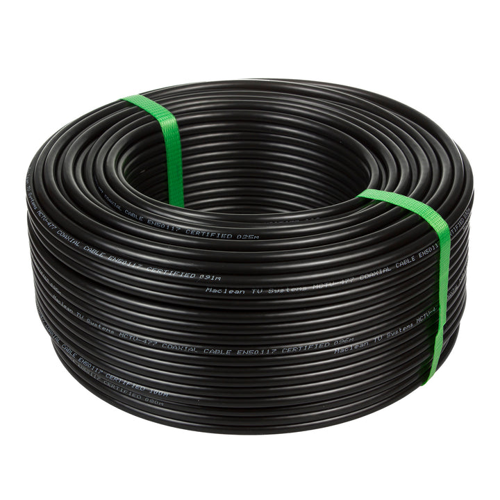 RG6 100M Maclean MCTV-477 1.0CU + 4.6FPE + AL / P + 96 * 0.12AL + 6.8PE