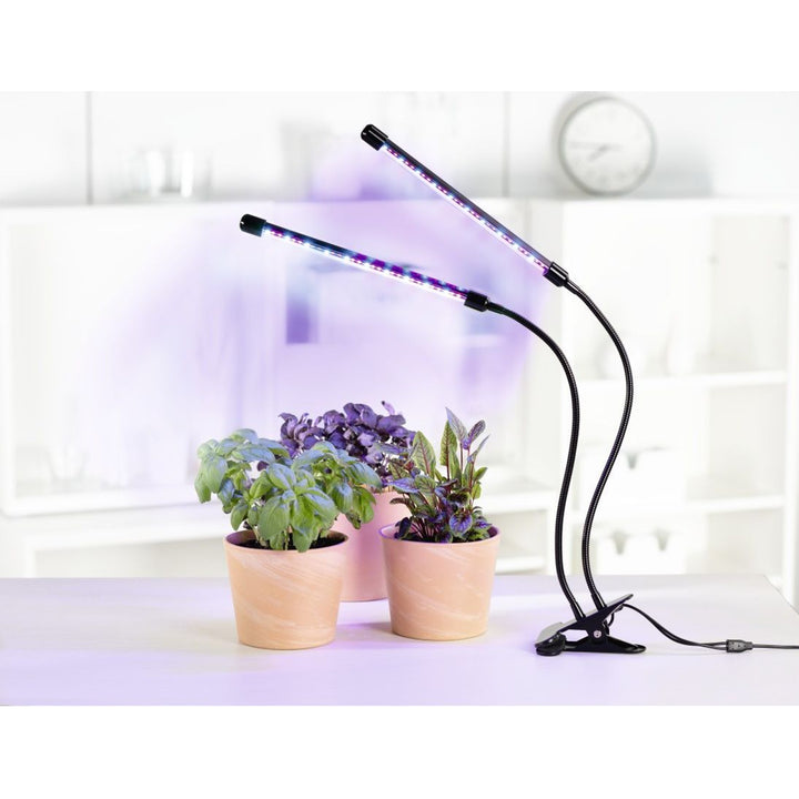 Lampă cu LED alungită dublă pentru iluminarea plantelor