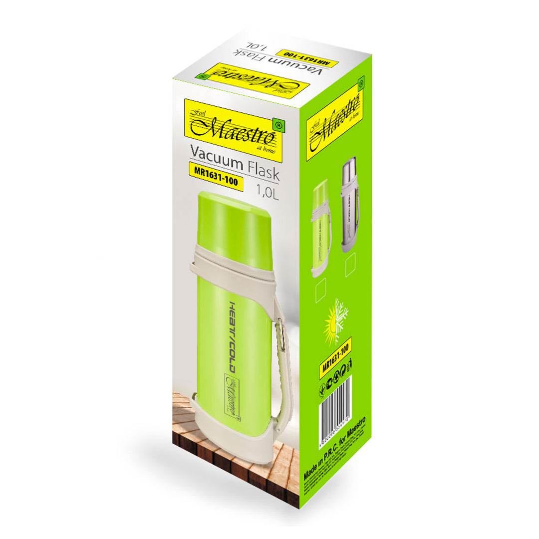 Termos din oțel inoxidabil pentru băuturi calde Maestro MR1631 1,5L verde
