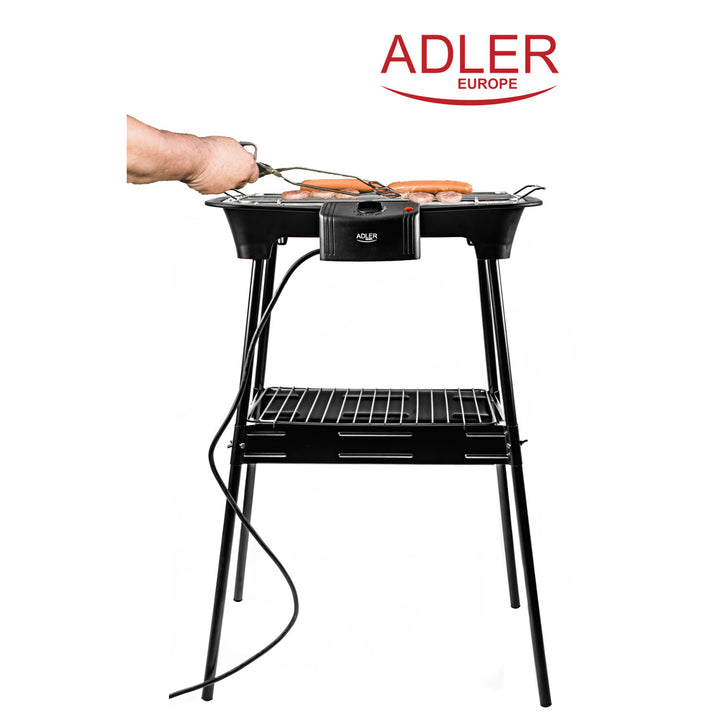 Gratar electric cu suport de gradina Adler AD 6602