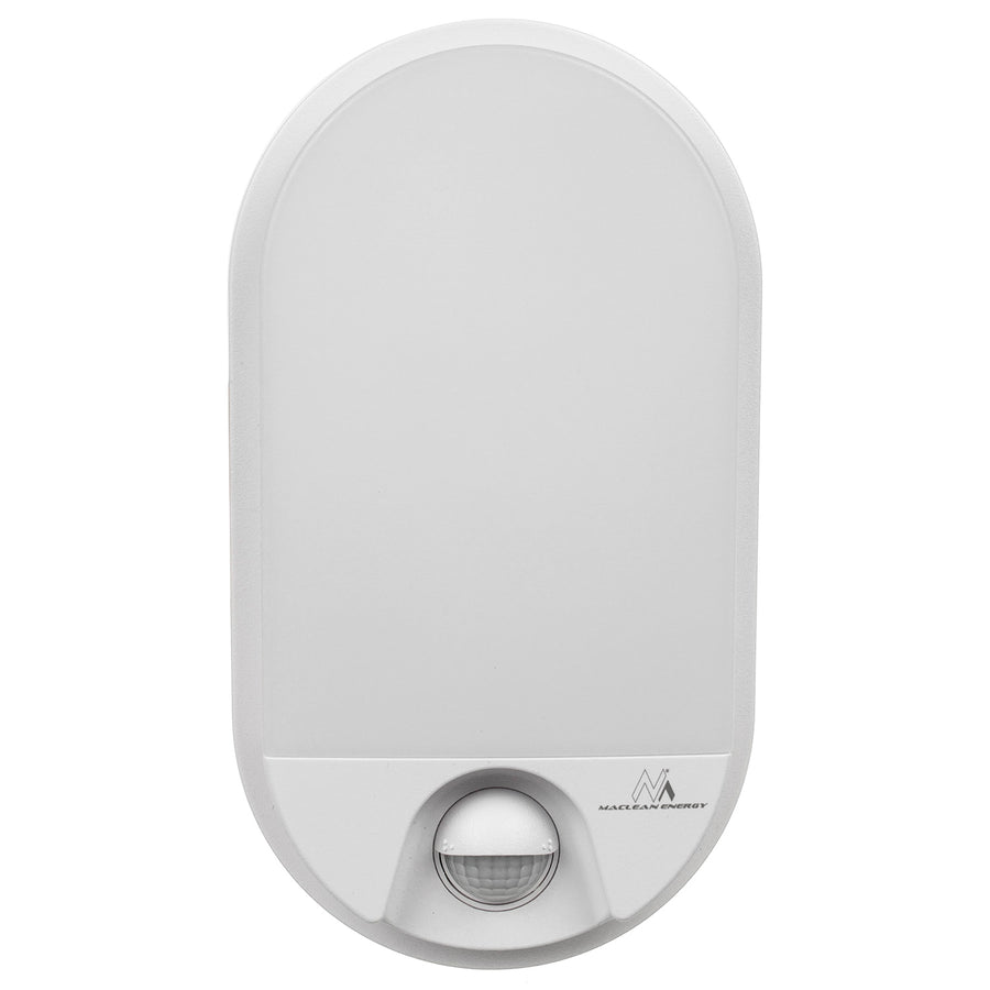 Lampă LED MCE340 cu senzor de mișcare în infraroșu - 1100lm 15W IP54, lumină naturală (4000K)