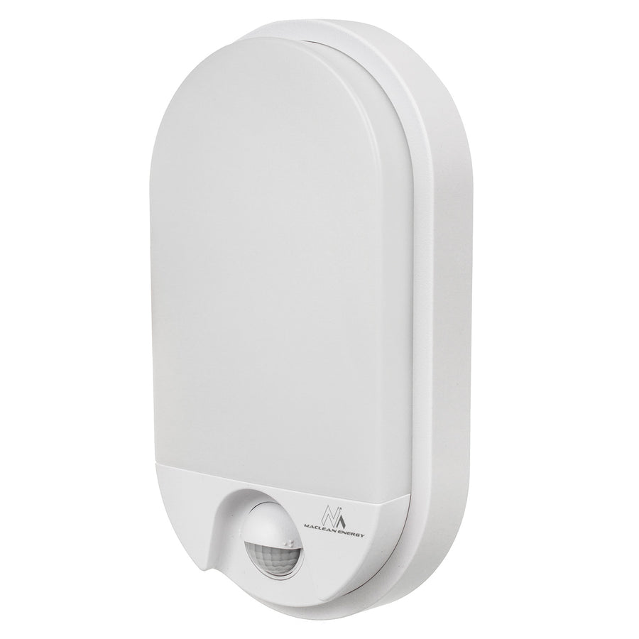 Lampă LED MCE340 cu senzor de mișcare în infraroșu - 1100lm 15W IP54, lumină naturală (4000K)