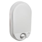Lampă LED MCE340 cu senzor de mișcare în infraroșu - 1100lm 15W IP54, lumină naturală (4000K)