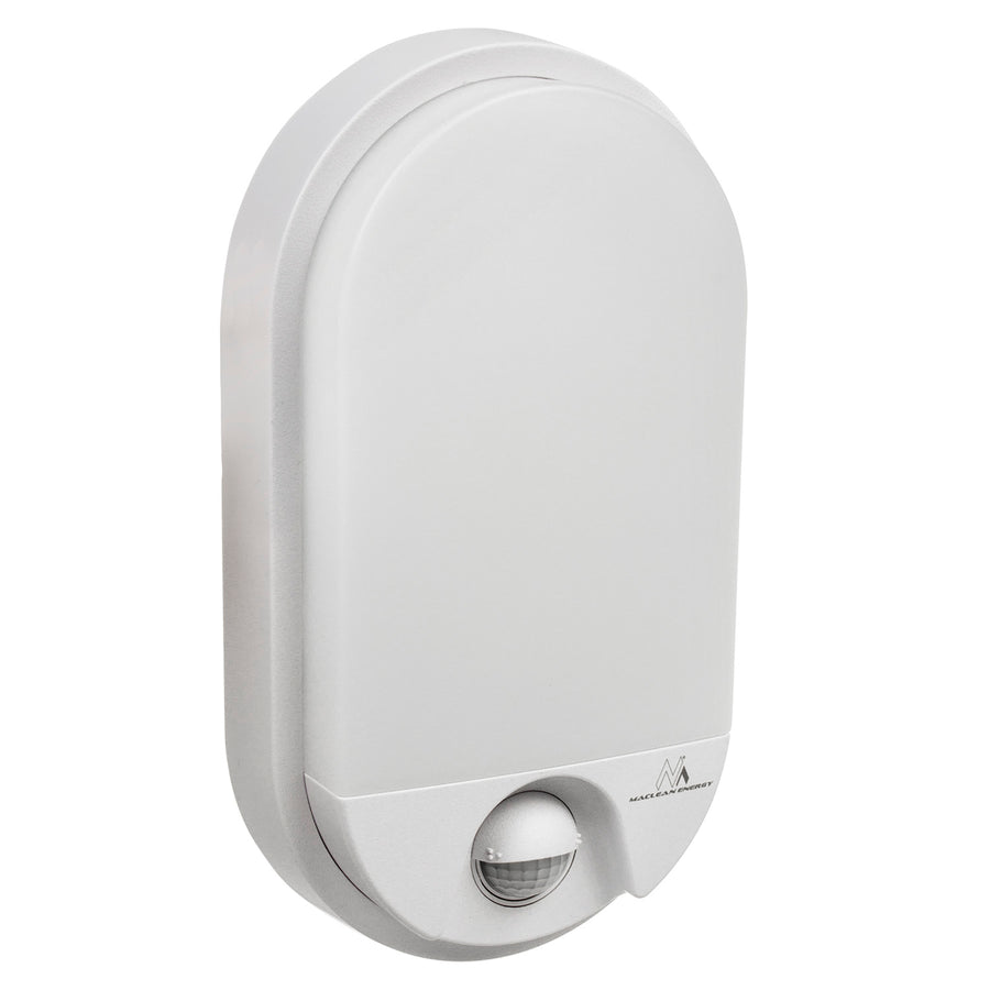 Lampă LED MCE340 cu senzor de mișcare în infraroșu - 1100lm 15W IP54, lumină naturală (4000K)
