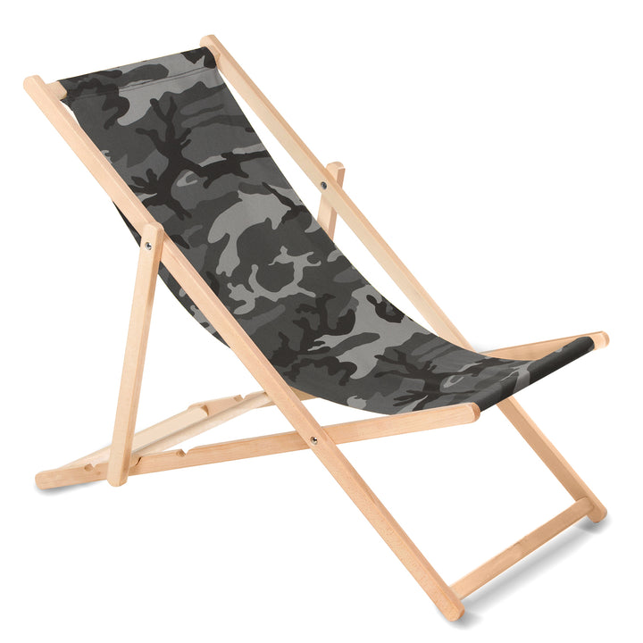 Scaun de salon de grădină GreenBlue GB183 camuflaj gri