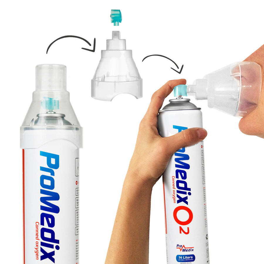 Inhalator portabil cu oxigen 99,4% Promedix, 12L, PR-994