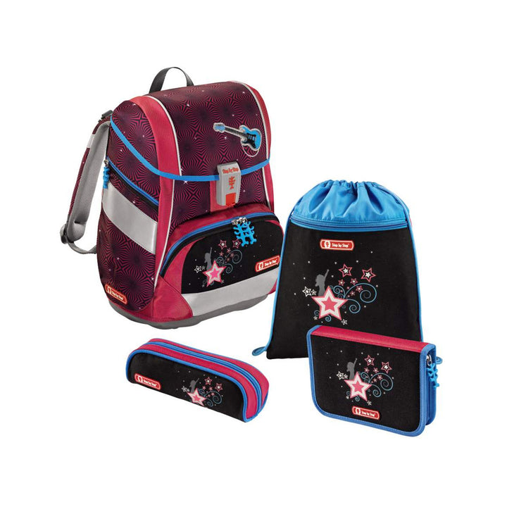 Rucsac școlar Step by step 2in1 POPSTAR - set format din 4 elemente