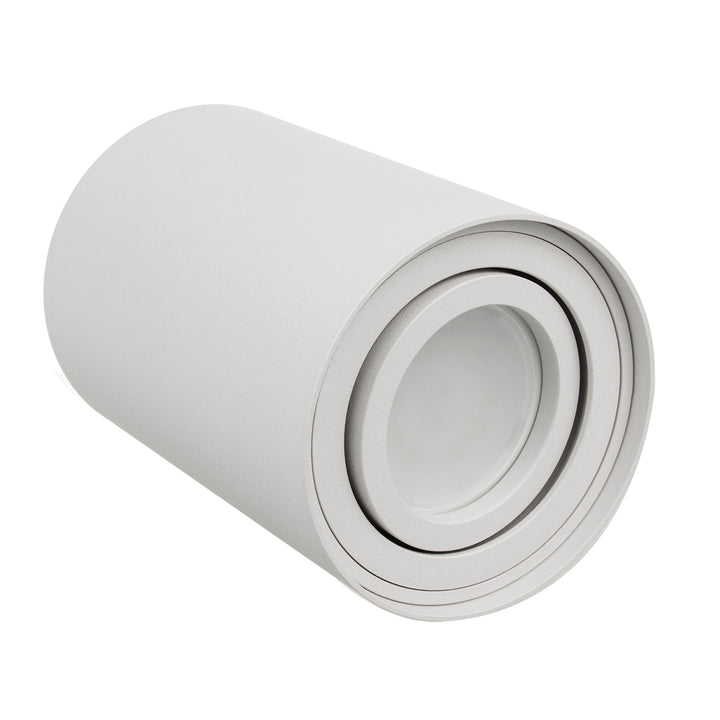 Spot din aluminiu cu halogen MCE422 W pentru montare pe perete, 80x115mm,alb