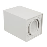 Spot cu halogen GU10 MCE426 W, 80x80x115mm, pătrat, aluminiu, culoare alb