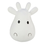 Jumper alb de cauciuc vacă imens și unic distractiv atunci când săriți cu pompa de aer Hoppimals