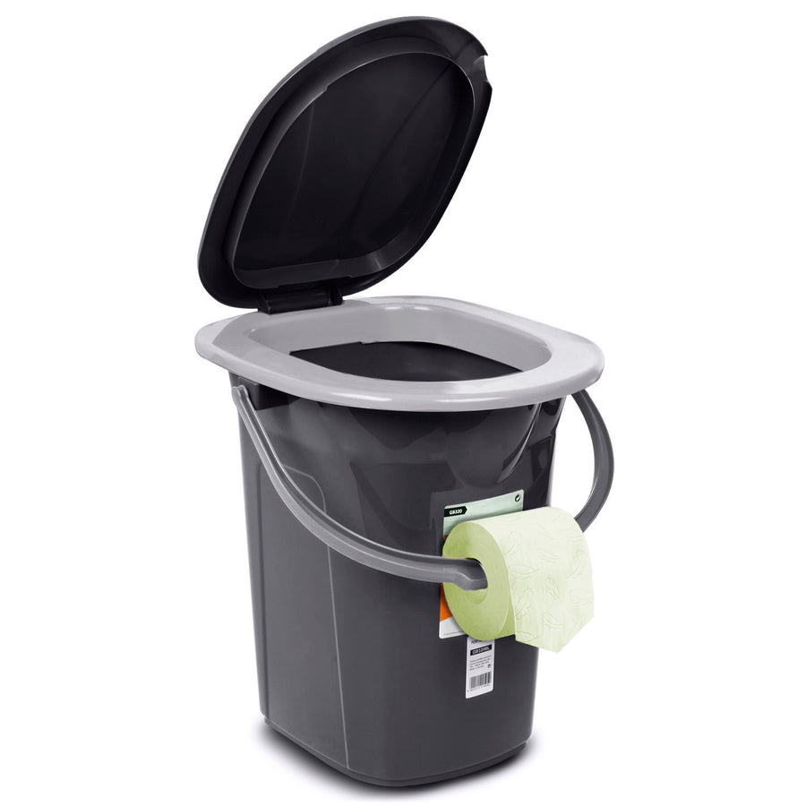 Toaletă turistică portabila GreenBlue antracit, 19 L