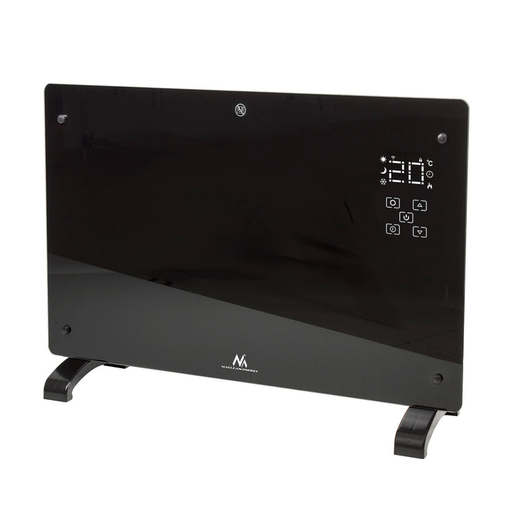 Panou radiant 2000W Maclean MCE502, panou de sticlă, temporizator, afișaj tactil, control WiFi, negru