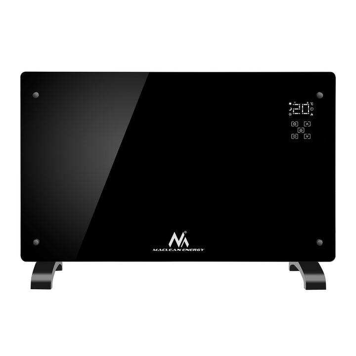 Panou radiant 2000W Maclean MCE502, panou de sticlă, temporizator, afișaj tactil, control WiFi, negru