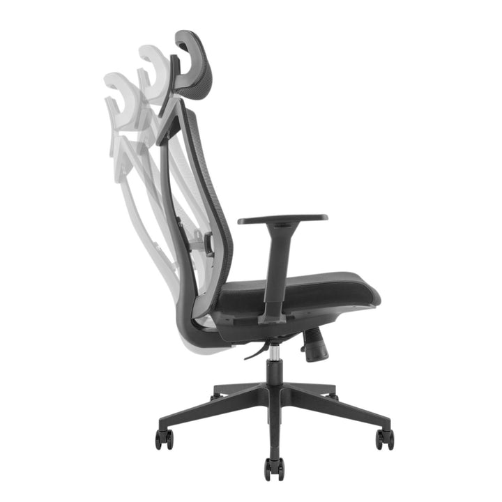 Scaun de birou ergonomic premium cu spătar înalt Ergo Office, max 150 kg, ER-414