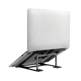 Suport de laptop pliabil ultra-subțire  ERGOOFFICE.EU, negru, potrivit pentru laptopuri de 11-15'', ER-416 B
