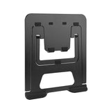 Suport de laptop pliabil ultra-subțire  ERGOOFFICE.EU, negru, potrivit pentru laptopuri de 11-15'', ER-416 B