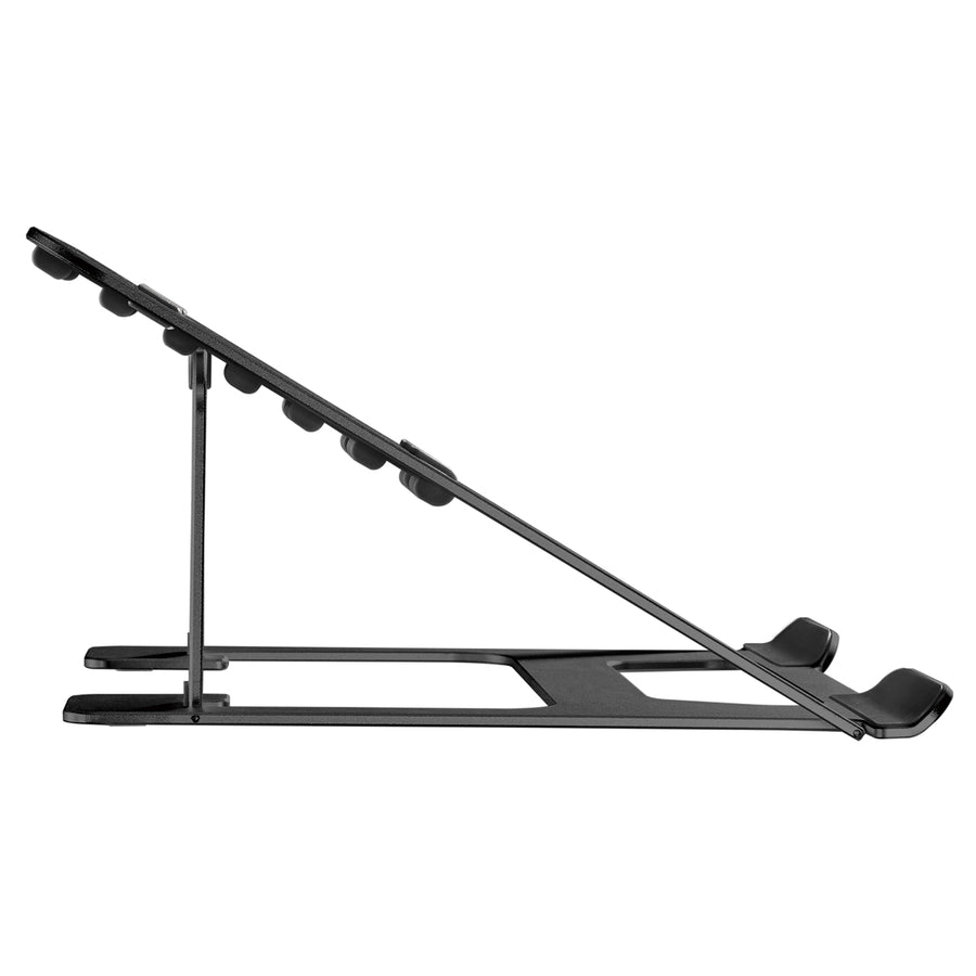 Suport de laptop pliabil ultra-subțire  ERGOOFFICE.EU, negru, potrivit pentru laptopuri de 11-15'', ER-416 B
