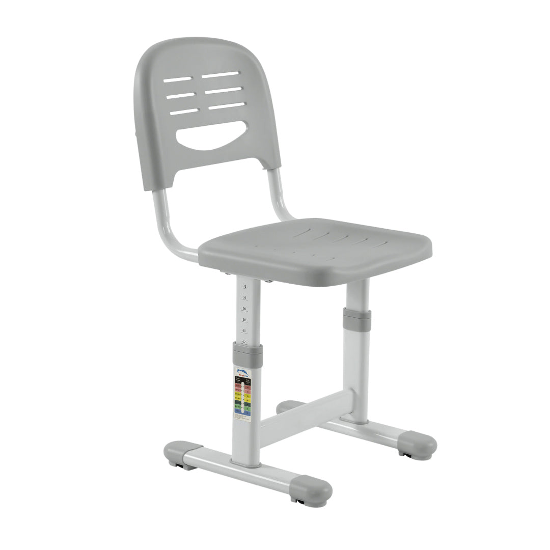 Birou ergonomic cu reglare manuală a înălțimii și scaun Ergo Office, albastru, max. 75 kg, ER-418