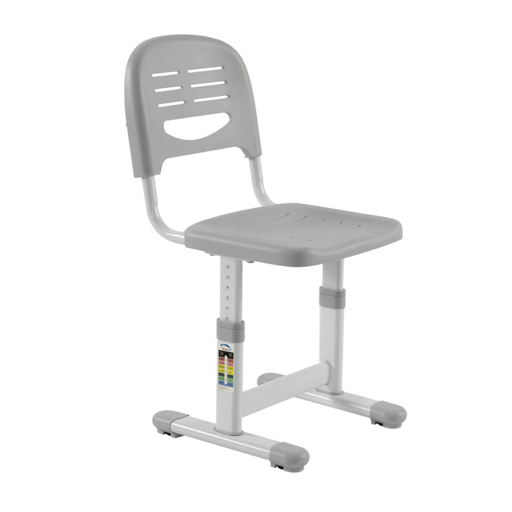 Birou ergonomic cu reglare manuală a înălțimii și scaun Ergo Office, albastru, max. 75 kg, ER-418