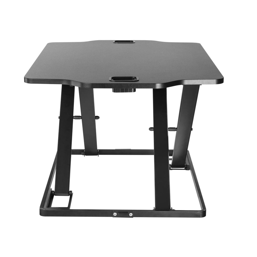 Convertor de birou ultra-subțire Ergo Office sit/stand, negru, cu arc cu gaz, max. 10 kg, ER-419