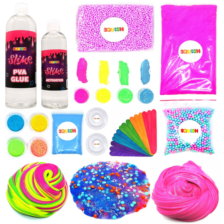 Set pentru copii Magic Box Slime 17in1