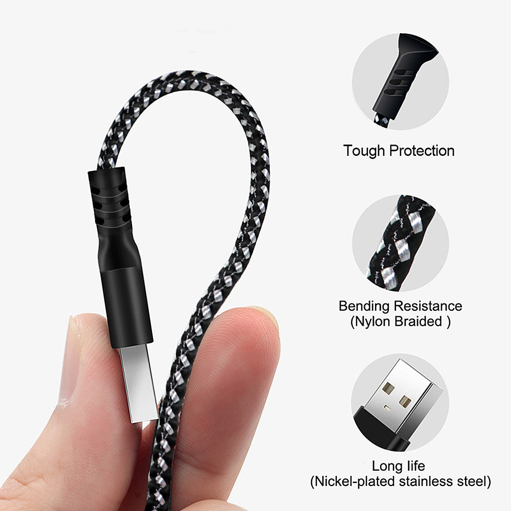 Cablu USB C care acceptă încărcare rapidă 2.4A Maclean Energy MCE471 negru, 1m 5V / 2.4A - transmisie date