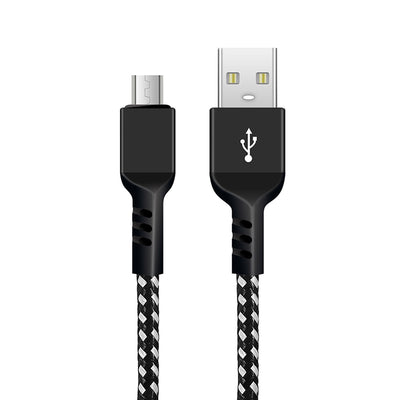 Cablu MicroUSB care acceptă încărcare rapidă 2.4A Maclean Energy MCE473 negru, 1m 5V / 2.4A - transmisie date