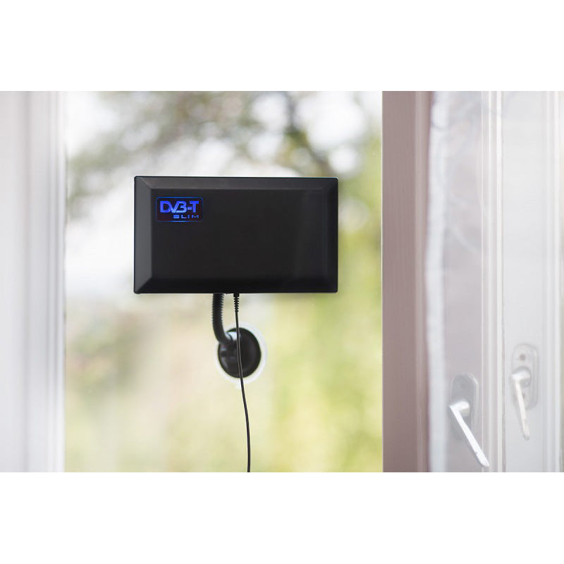 Antenă de cameră activă DVB-T/T2 H.265 HEVC Maclean Slim MCTV-948