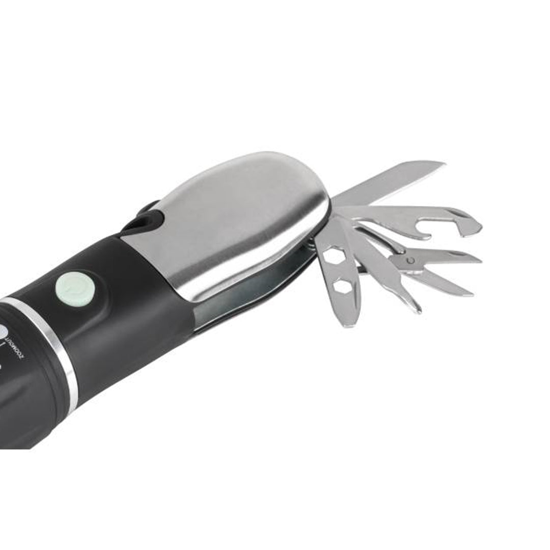 Lanternă multifuncțională Rebel Light URZ0919 echipată cu o serie de instrumente utile