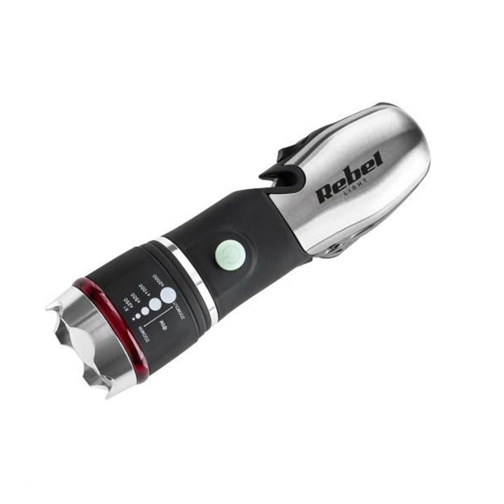 Lanternă multifuncțională Rebel Light URZ0919 echipată cu o serie de instrumente utile