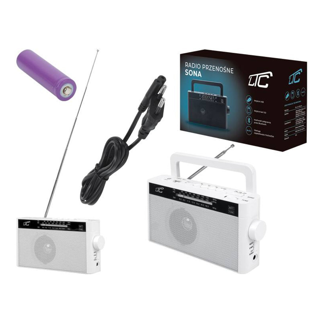 Radio portabil Bluetooth LTC Retro Sona - soluții moderne într-o carcasă retro