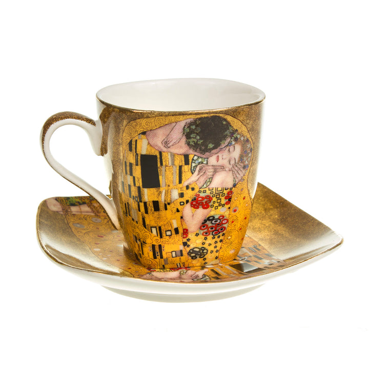 SET CUPĂ DE PORȚELANĂ ESPRESSO CU PLATĂ