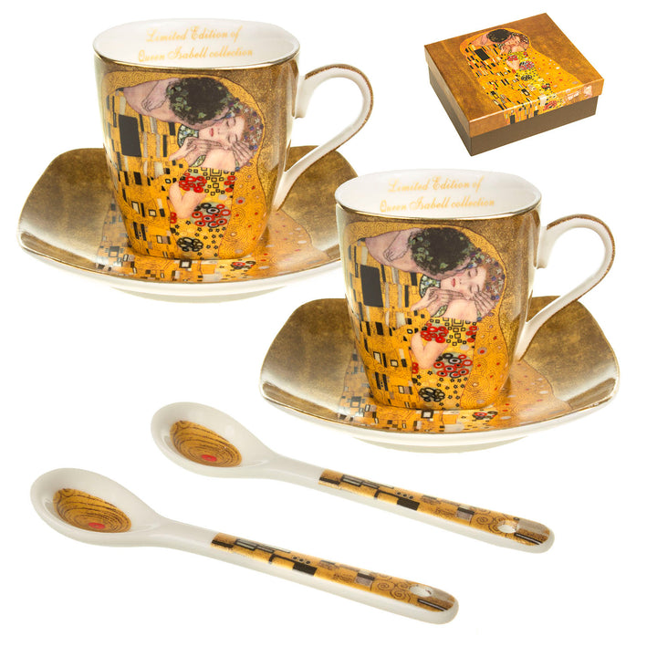 SET CUPĂ DE PORȚELANĂ ESPRESSO CU PLATĂ