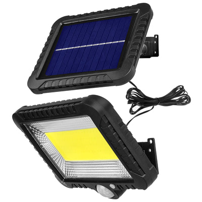 Lampa solara LED cu senzor de mișcare Maclean Energy IP44, 5W, 400lm, 6000K alb rece, baterie litiu 1300 mAh, 5,5V DC MCE438