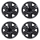 Set de capace de butuci ACTION de 14" dublu color grafit / negru 4 bucăți