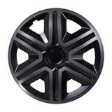 Set de capace de butuci ACTION de 14" dublu color grafit / negru 4 bucăți