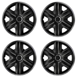 Capace 16" NRM FAST LUX GRAPHITE grafit-negru 4pcs