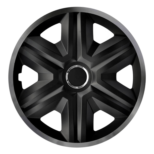 Capace 16" NRM FAST LUX GRAPHITE grafit-negru 4pcs