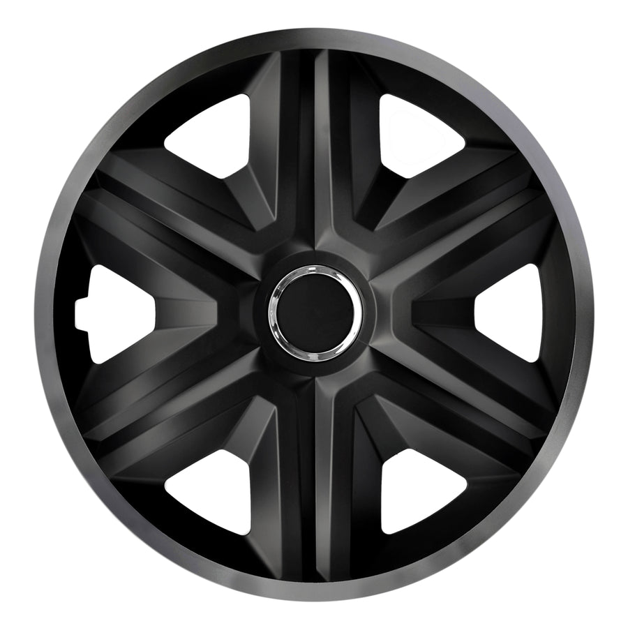 Capace 16" NRM FAST LUX GRAPHITE grafit-negru 4pcs