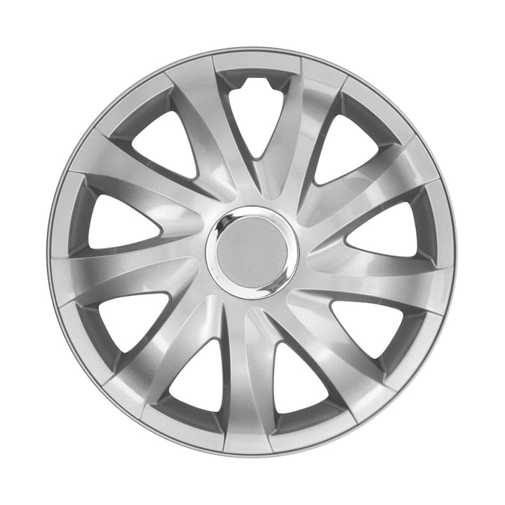 15" NRM DRIFT SILVER capace de butuci, lăcuite 4 bucăți - argintii