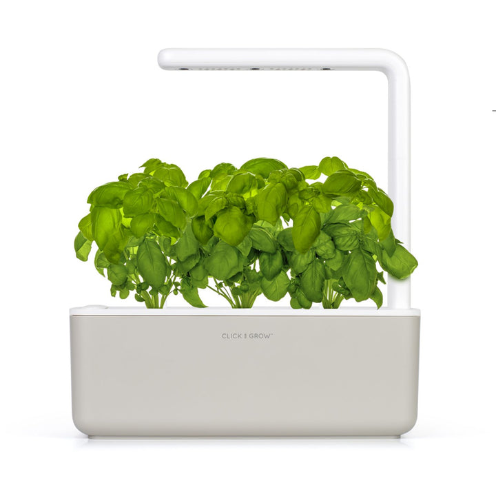 ClicAndGrow Smart Garden 3 grădină de casă bej + capsule de busuioc