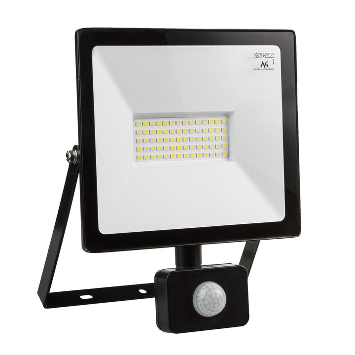 Reflector LED cu senzor de miscare Maclean, 50W, 4000lm, alb neutru (4000K), IP44, MCE650 WW PIR.