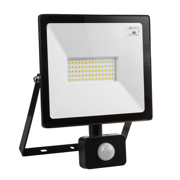 Reflector LED cu senzor de miscare Maclean, 50W, 4000lm, alb cald (3000K), IP44, MCE650 WW PIR.