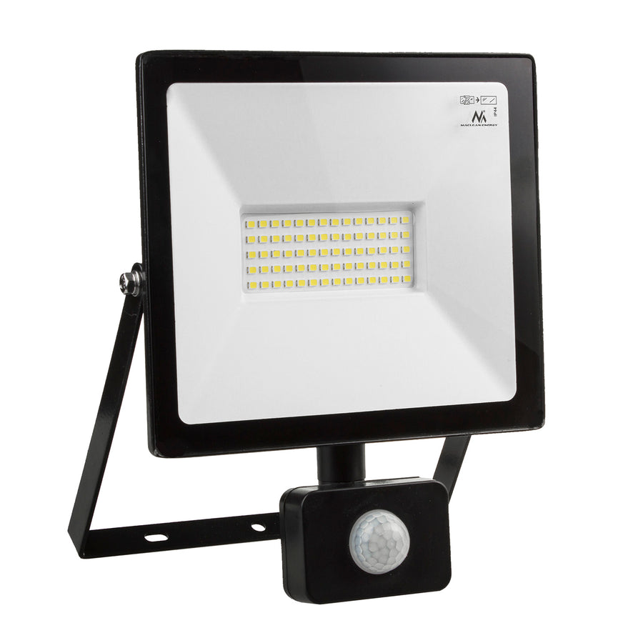 Reflector LED cu senzor de miscare Maclean, 50W, 4000lm, alb cald (3000K), IP44, MCE650 WW PIR.