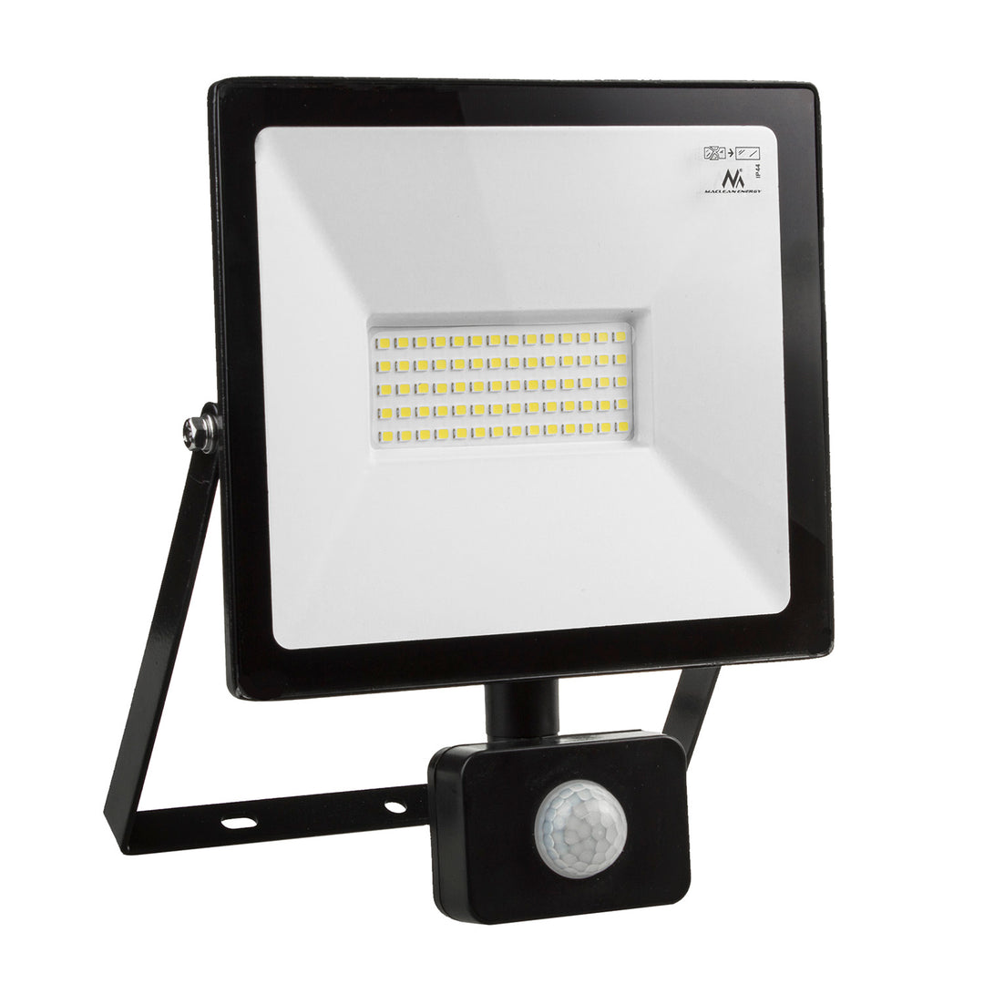 Reflector LED cu senzor de miscare Maclean, 50W, 4000lm, alb rece (6000K), IP44, MCE650 CW PIR