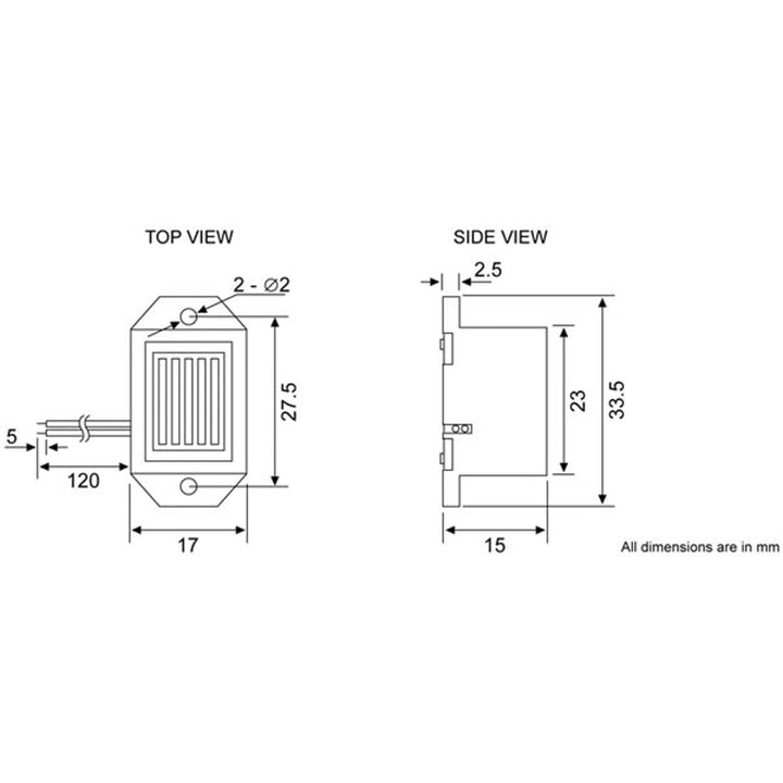 Buzzer buzzer cu generator de vibrații buzzer 85dB 25mA